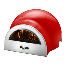 DeliVita  Kuppel Pizzaofen  Chilli Red  Rot
