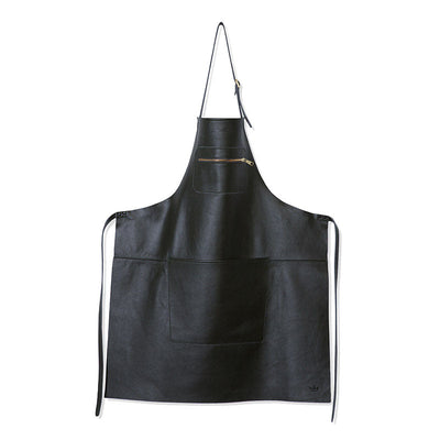 Lederschürze Black