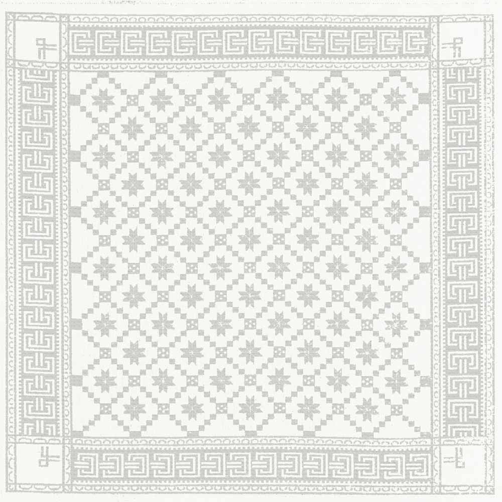 Ekelund  Attebladrose Mitteldecke  80x80cm
