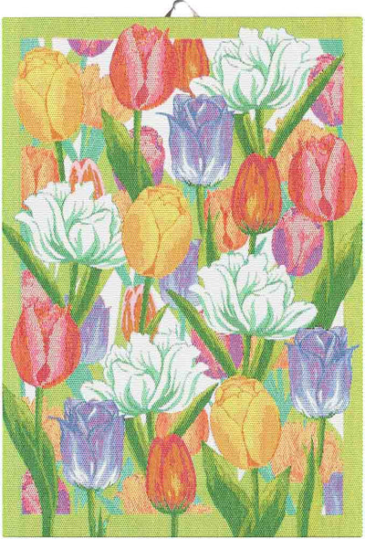 Handtuch mit Tulpen – 35x50cm