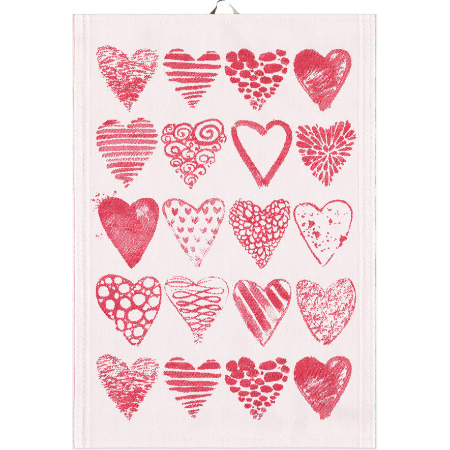 Ekelund  Hearts Geschirrtuch  35x50cm