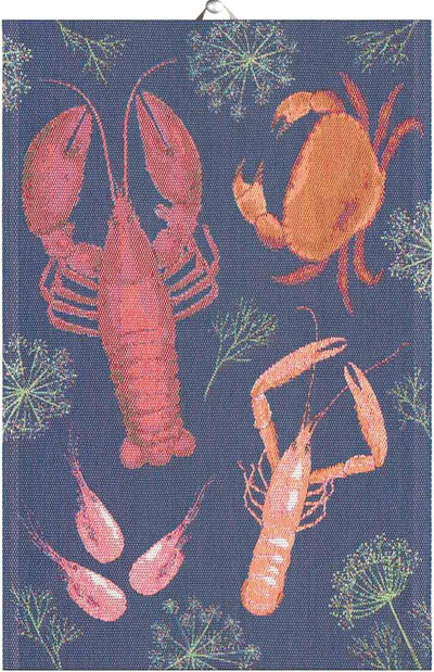 Skaldjursfest Handtuch – 40x60cm