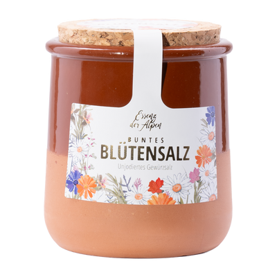 Flower Salt in a Ceramic Pot