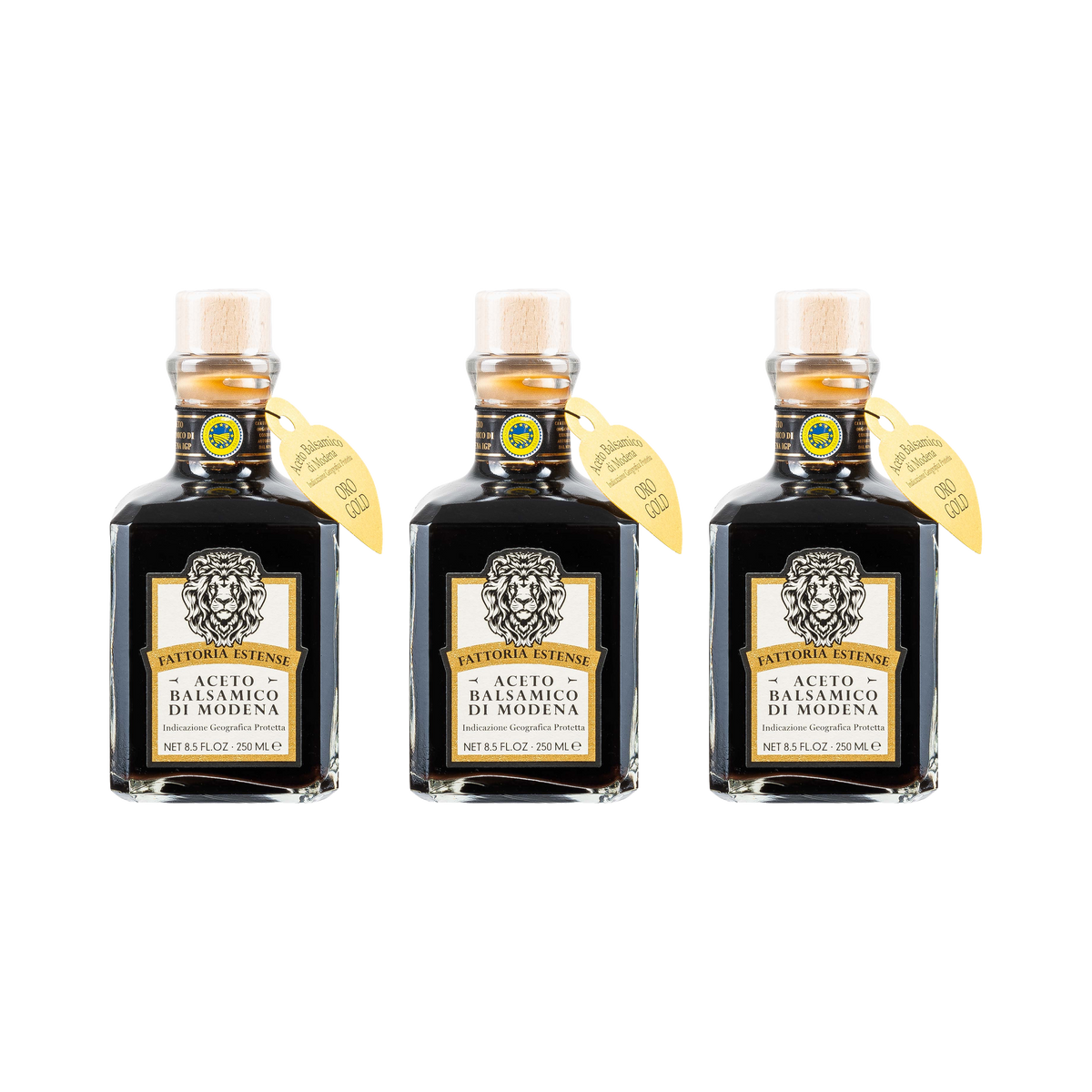 Aceto Balsamico di Modena IGP Gold — 3× 250 ml