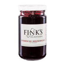 Finks Delikatessen  Herzkirschen Konfitüre