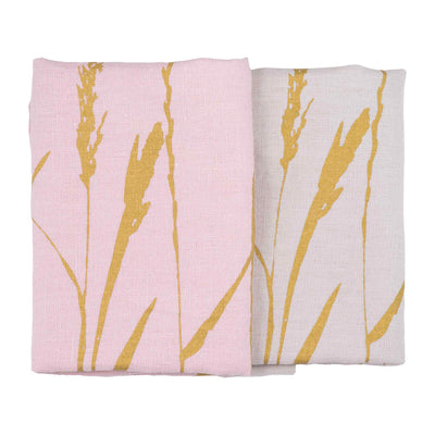 Linen Dish Towel Set Meadow