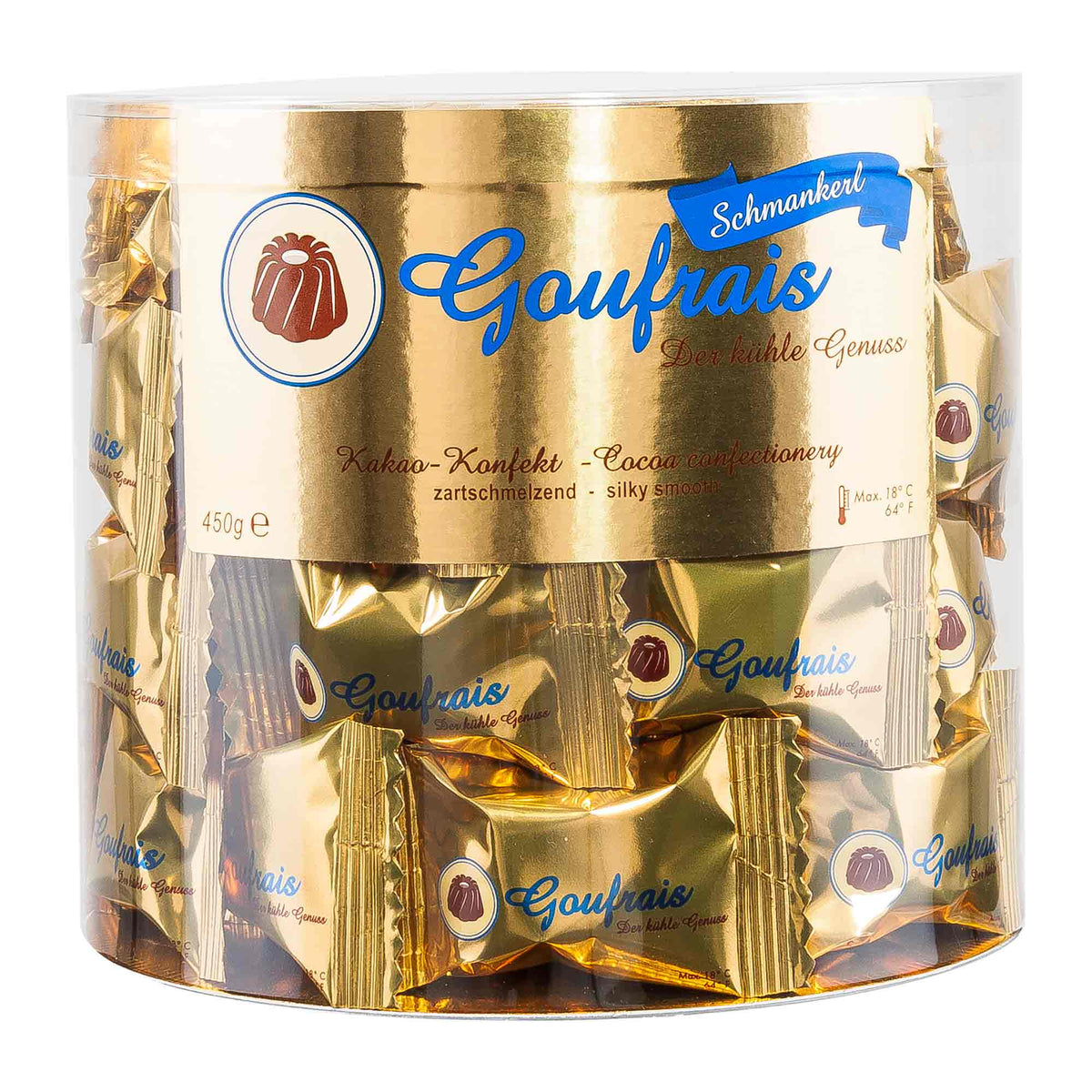 Goufrais  Kakao Konfekt  Flow Pack Box