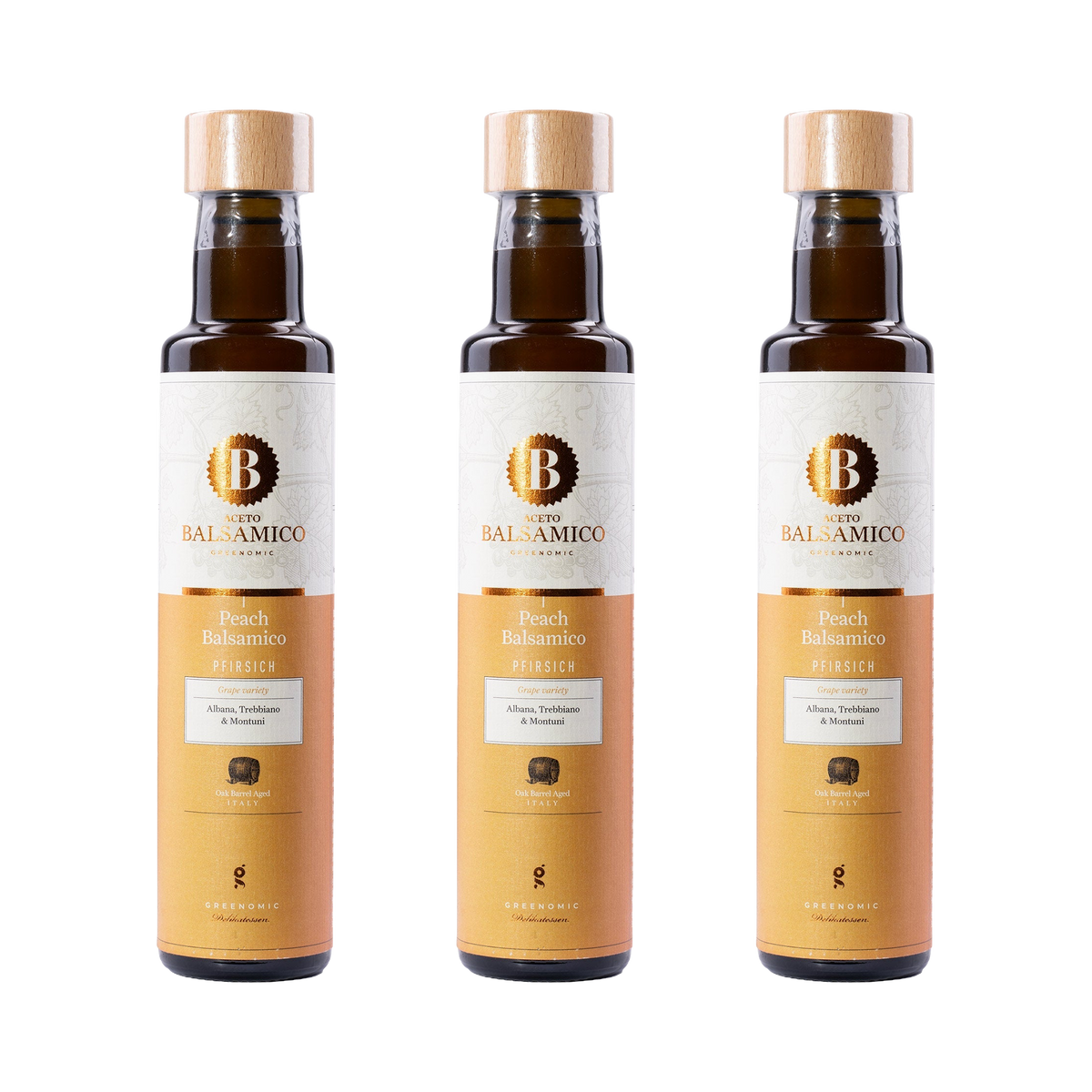 Pfirsich Balsamico — 3× 250 ml