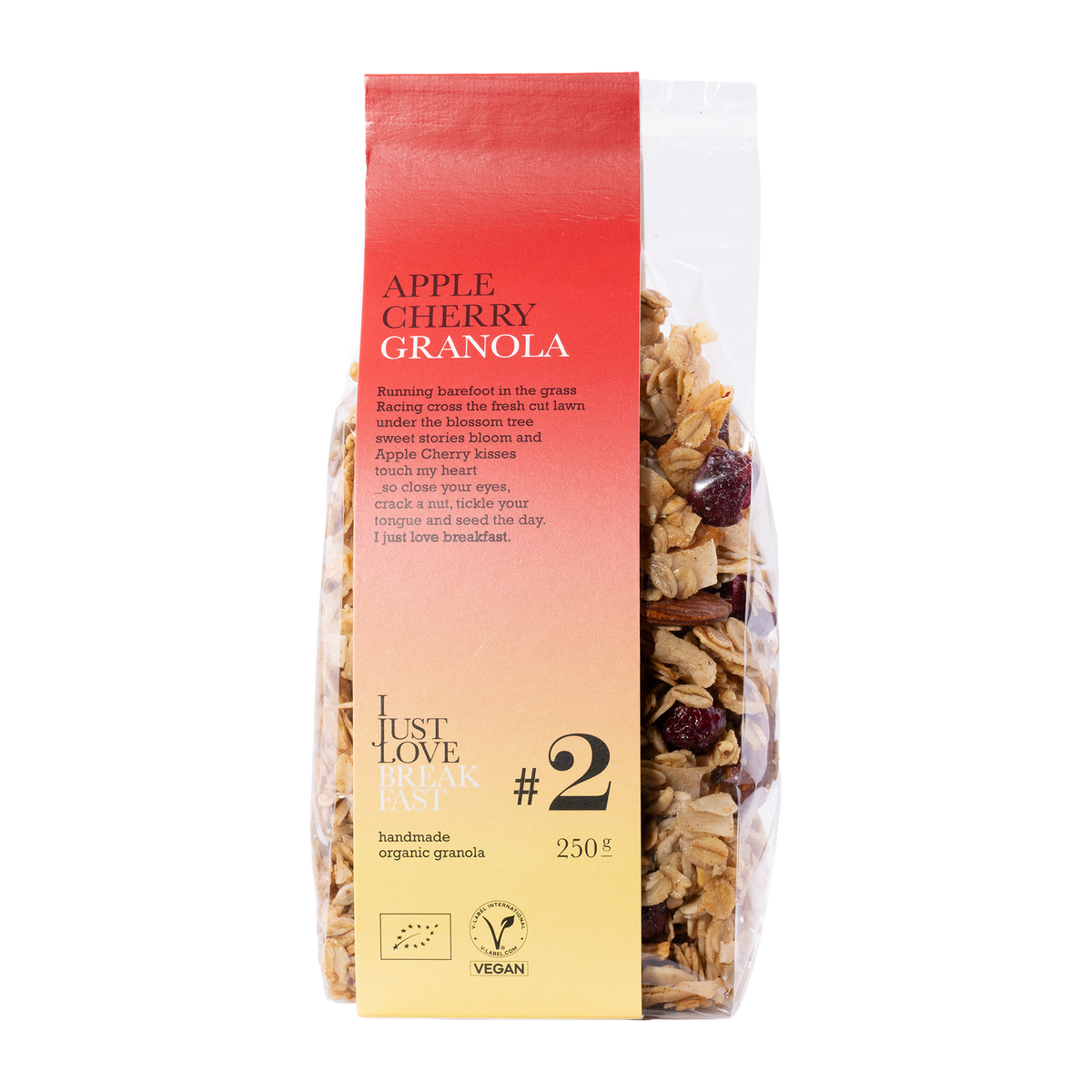 I just love breakfast #2 Granola Apfel Kirsch
