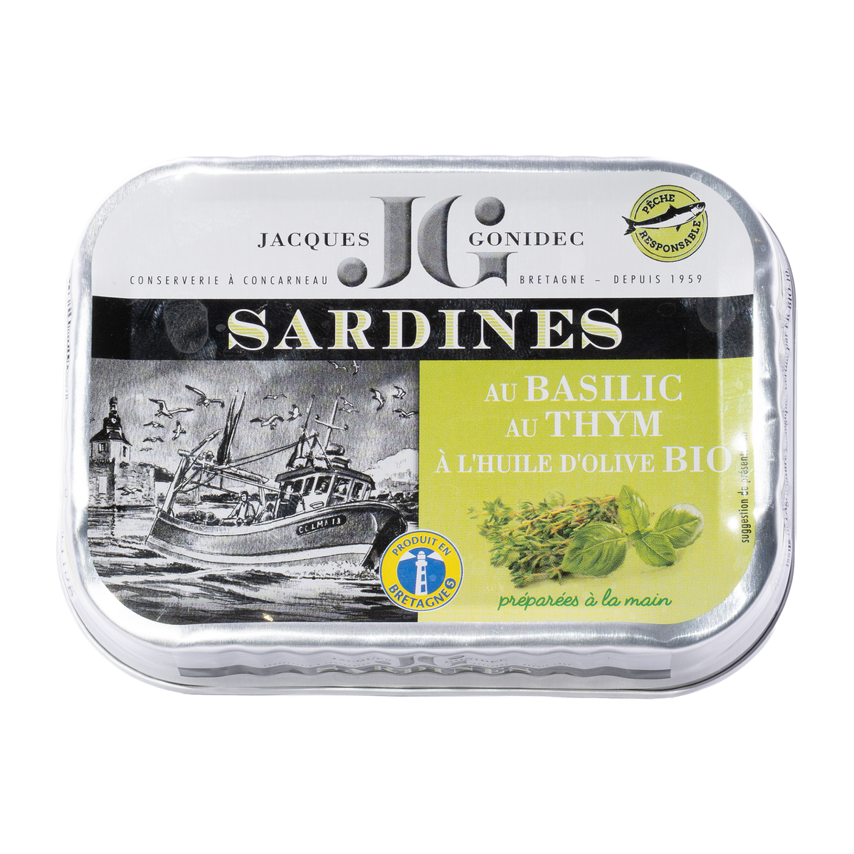 JG Jacques Gonidec  Sardinen mit Basilikum & Thymian