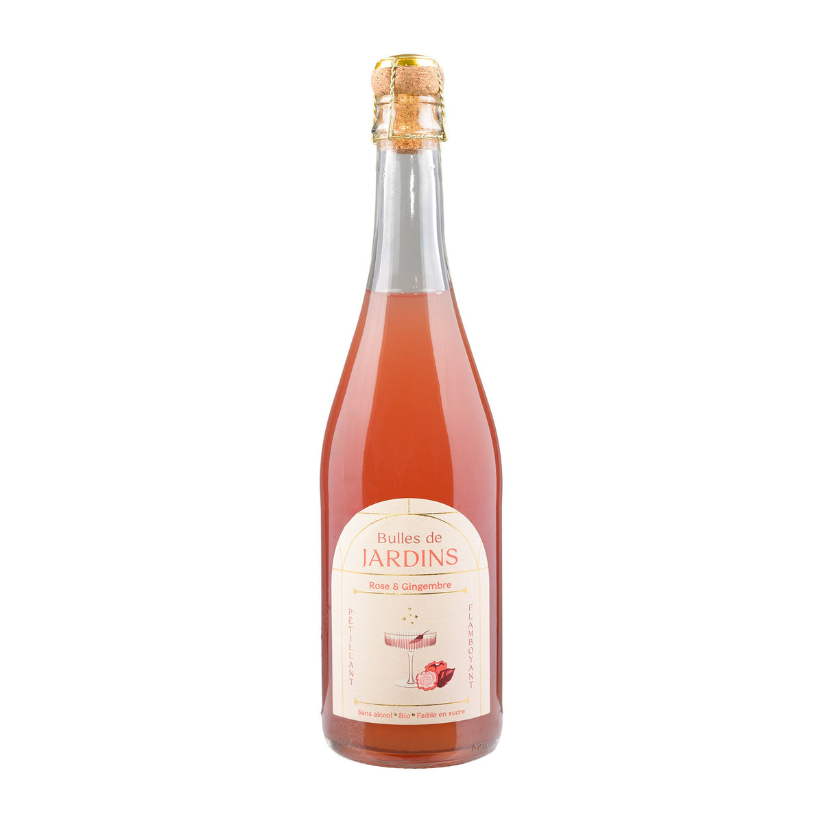 Jardins  Rose Ingwer Sparkling alkoholfrei