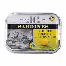 JG Jacques Gonidec  Sardinen mit Zitrone in Bio-Olivenöl