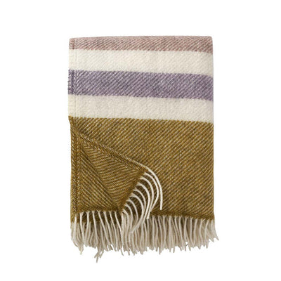 Wool blanket Gotland Stripe – pastel