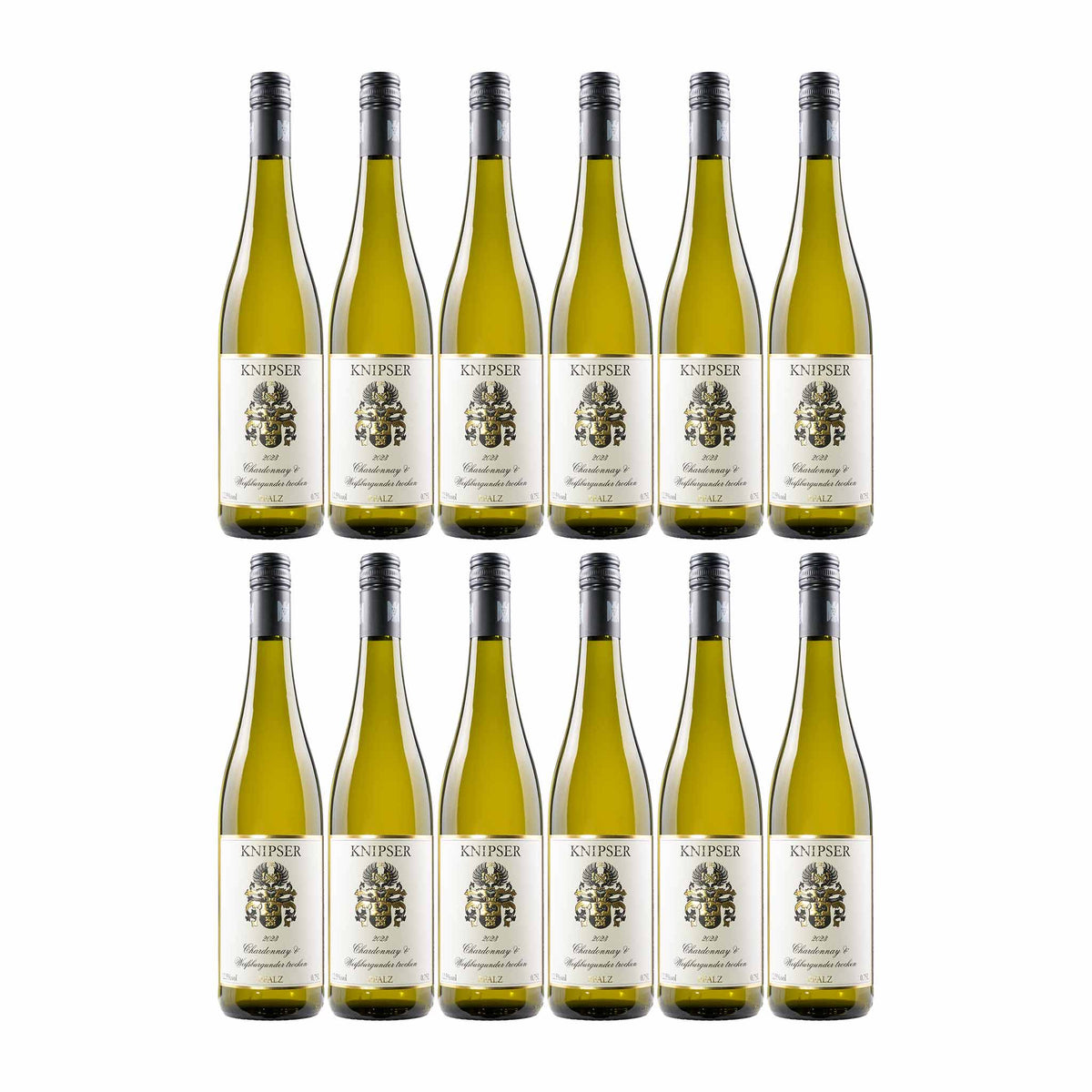 Knipser Chardonnay Weißburgunder  12er Weinpaket