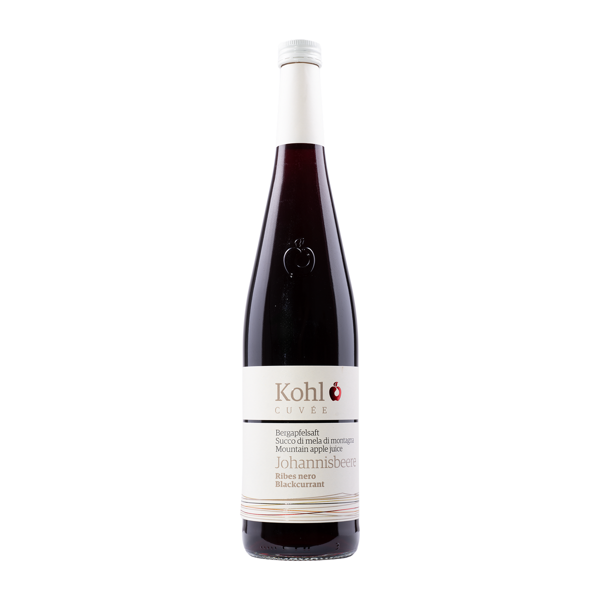 Kohl Apfelsaft mit Johannisbeere 750ml