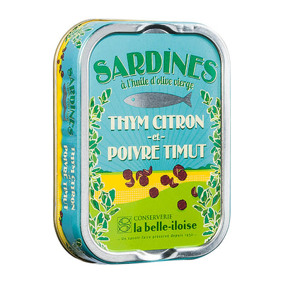 Sardines Lemon Thyme Timut Pepper
