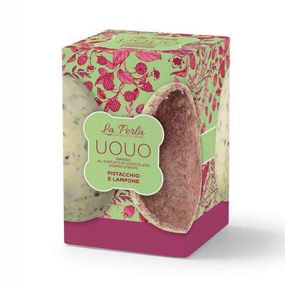 UOUO – Pistachio and Raspberry – Chocolate Egg