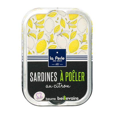Sardines for frying with lemon