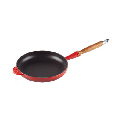 Cast Iron Skillet - Cherry Red 24cm