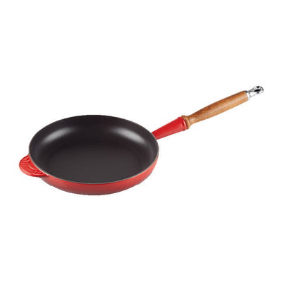 Cast Iron Pan – Cherry Red 28cm
