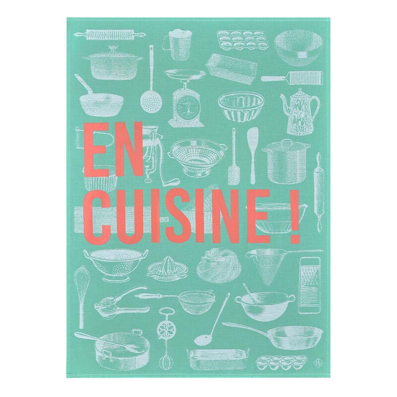 Le Jacquard Francais  Geschirrtuch En cuisine  mint