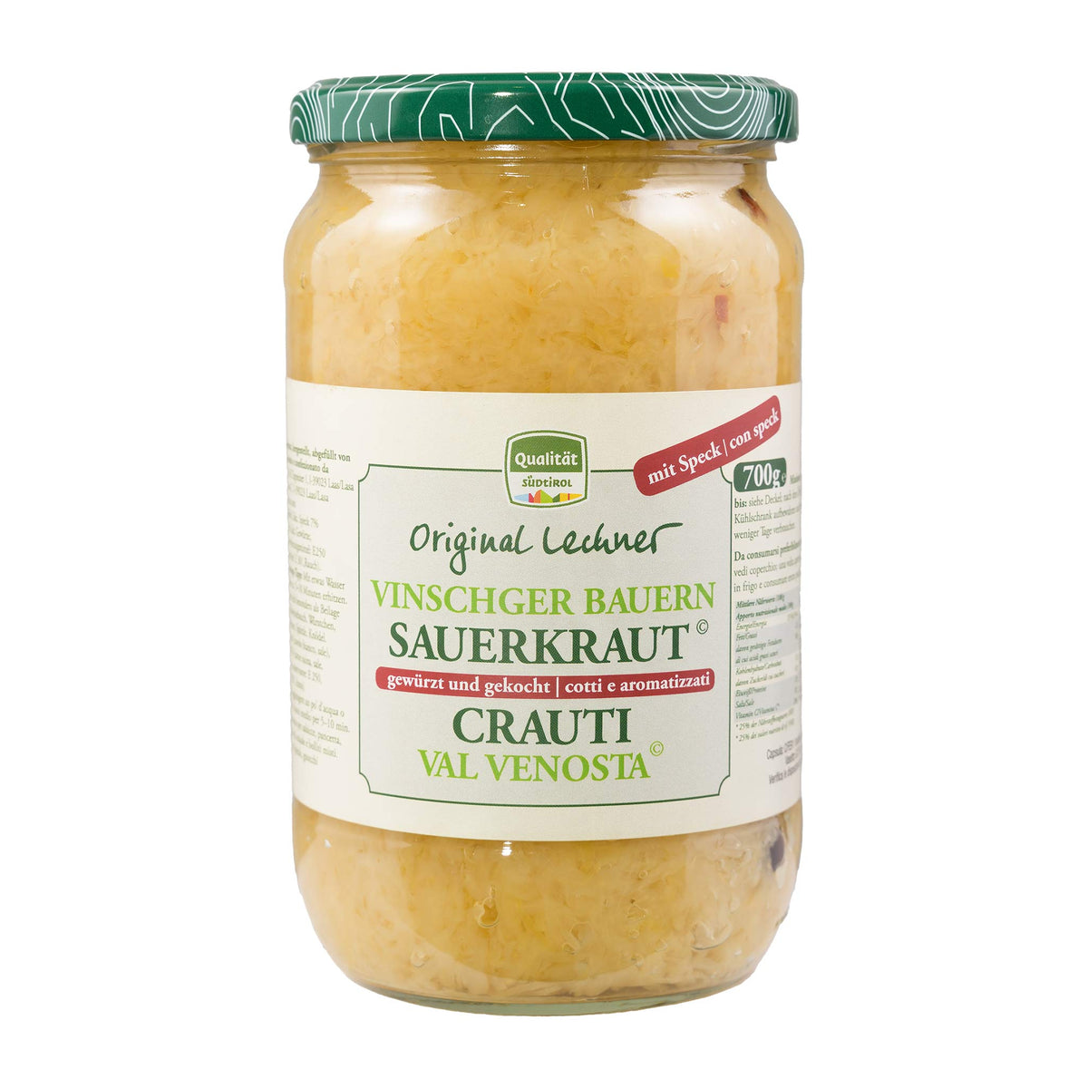 Lechner  Vinschger Speck Sauerkraut  700g