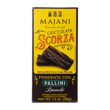 Majani Scorza Fondente Limoncello Borkenschokolade 38 g
