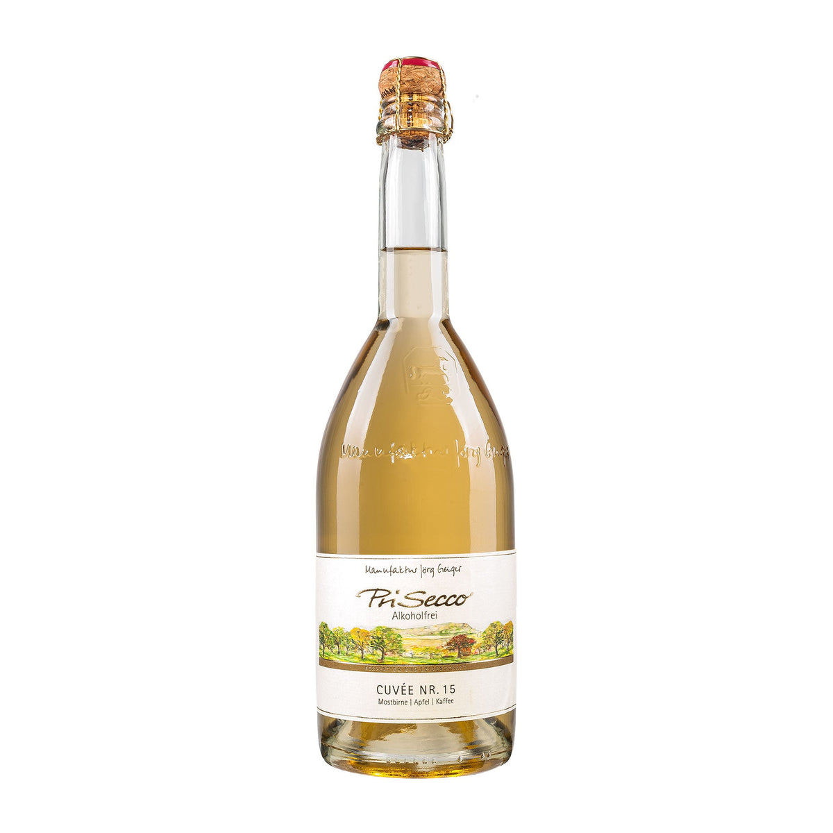 Manufaktur Jörg Geiger  Prisecco Cuvée Nr. 15  Mostbirne Apfel Kaffee  alkoholfrei
