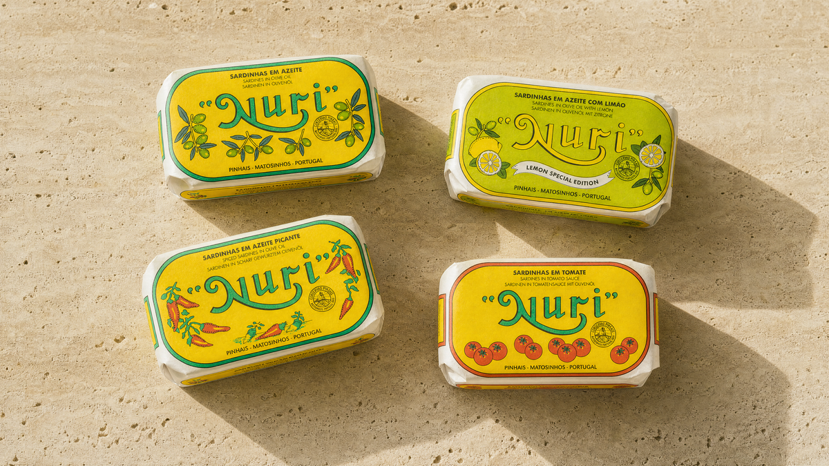 NURI – Sardinen aus Portugal in der gelben Dose