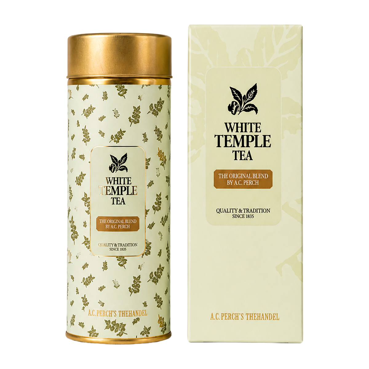 Iconics White Temple Tea von A.C. Perch's in der 80-g-Motivdose