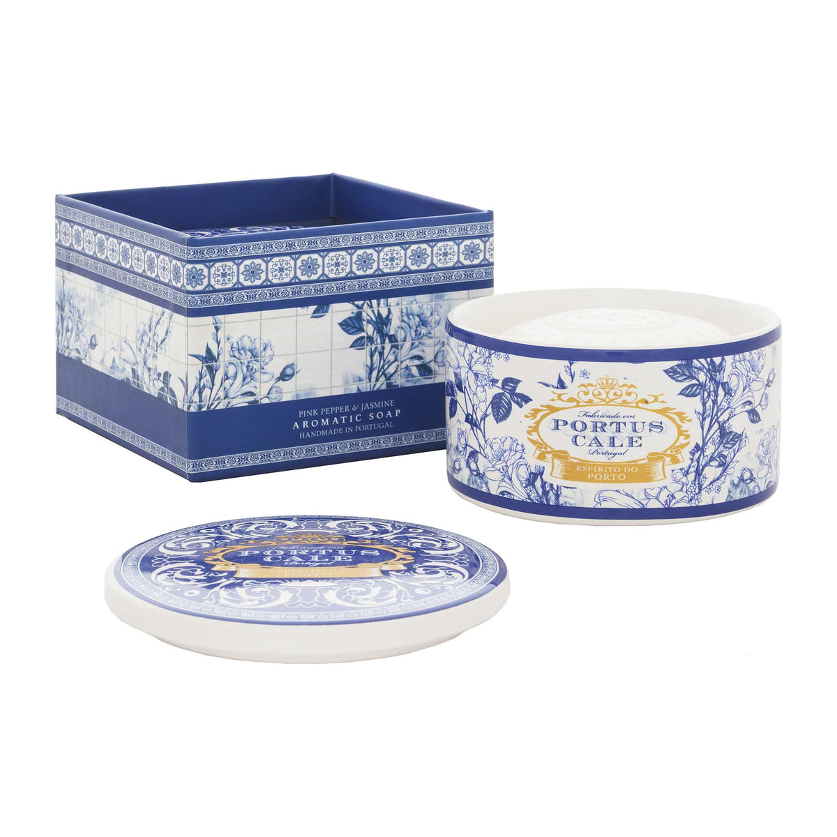 Portus Cale  Seife Gold & Blue  Schmuck Dose