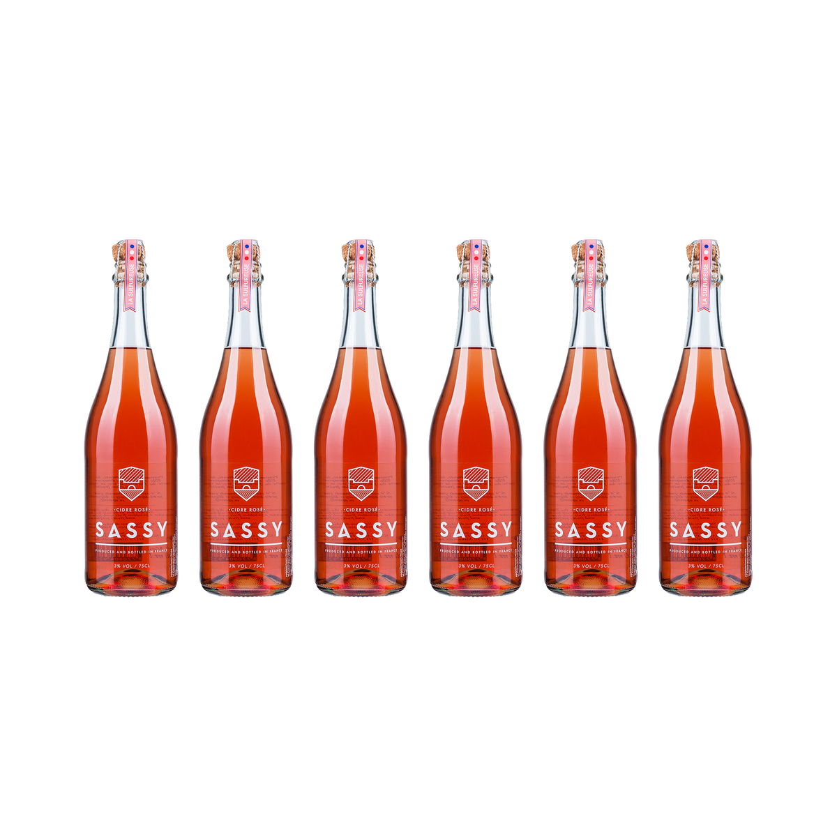 Sassy Rosé La Sulfureuse — 6er Set
