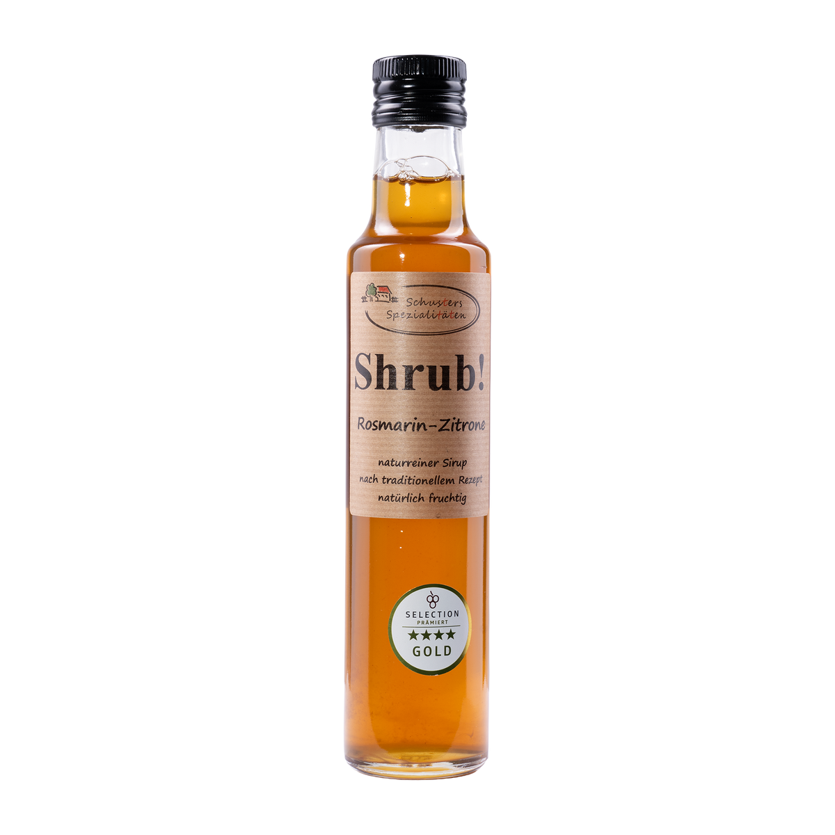 Schuster Shrub Rosmarin-Zitrone Sirup