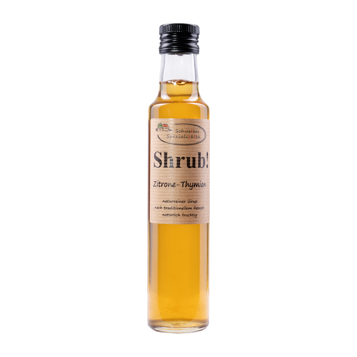 Schuster Shrub Zitrone-Thymian Sirup