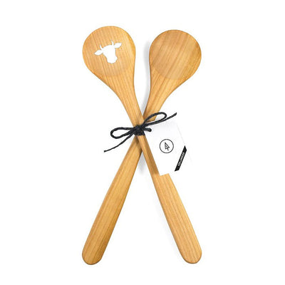 Salad servers – Cow