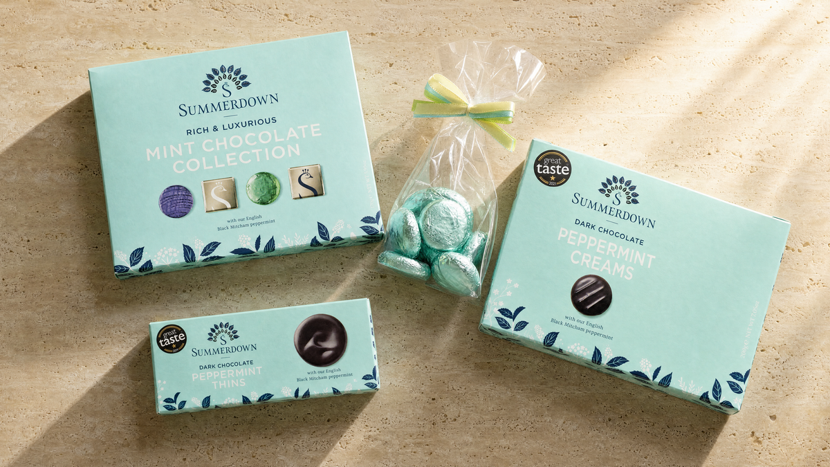 Summerdown – Minzschokolade von der Farm in Hampshire