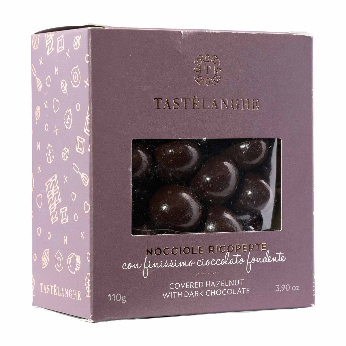 Tastelanghe  Haselnüsse in Zartbitterschokolade  110g