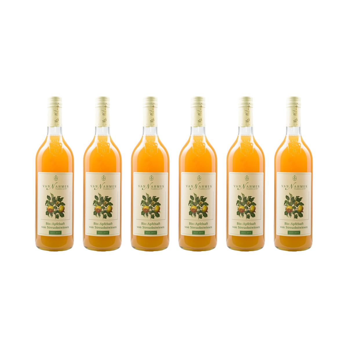 Bio Apfelsaft von Streuobstwiesen — 6× 750 ml