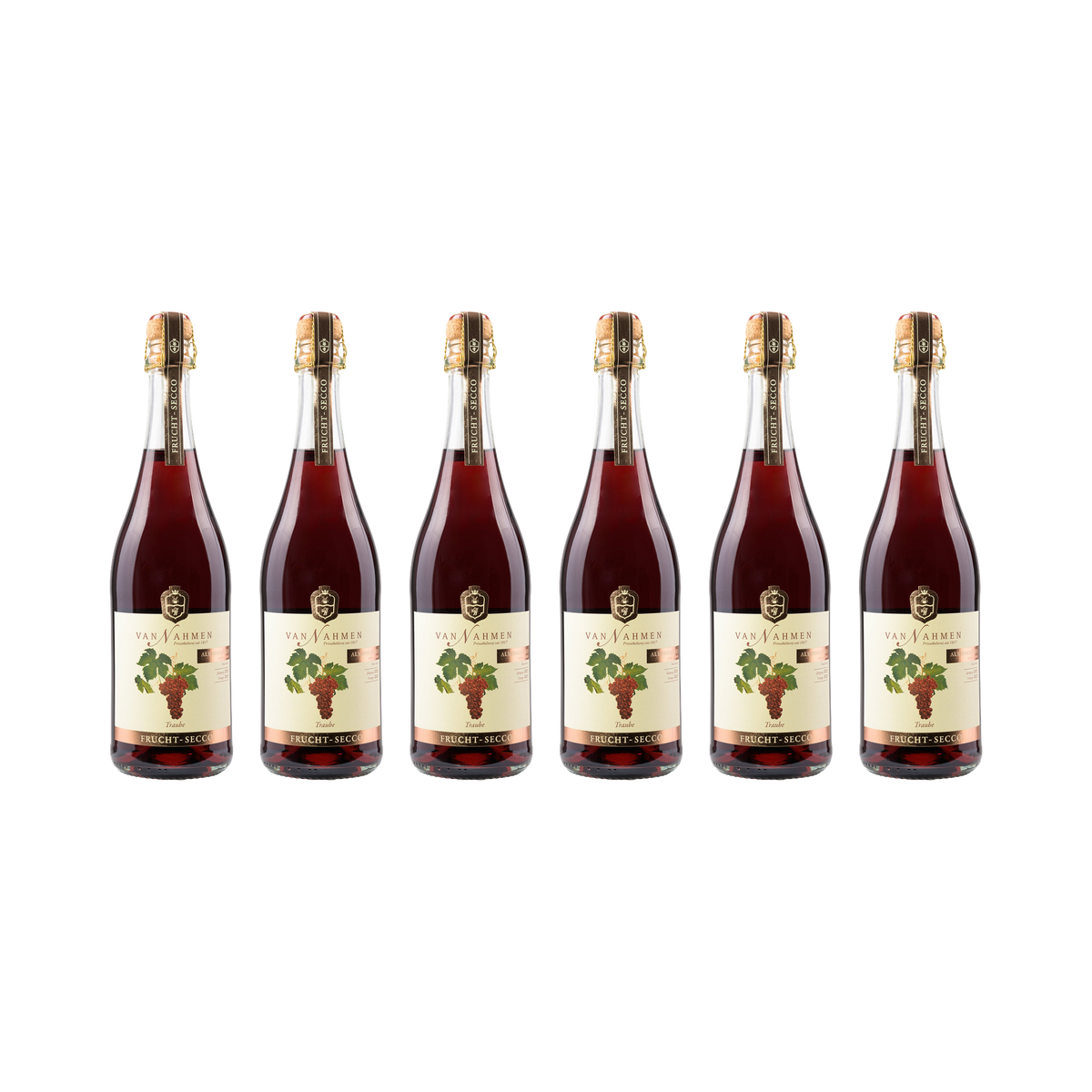 Frucht-Secco Traube – alkoholfrei — 6× 750 ml