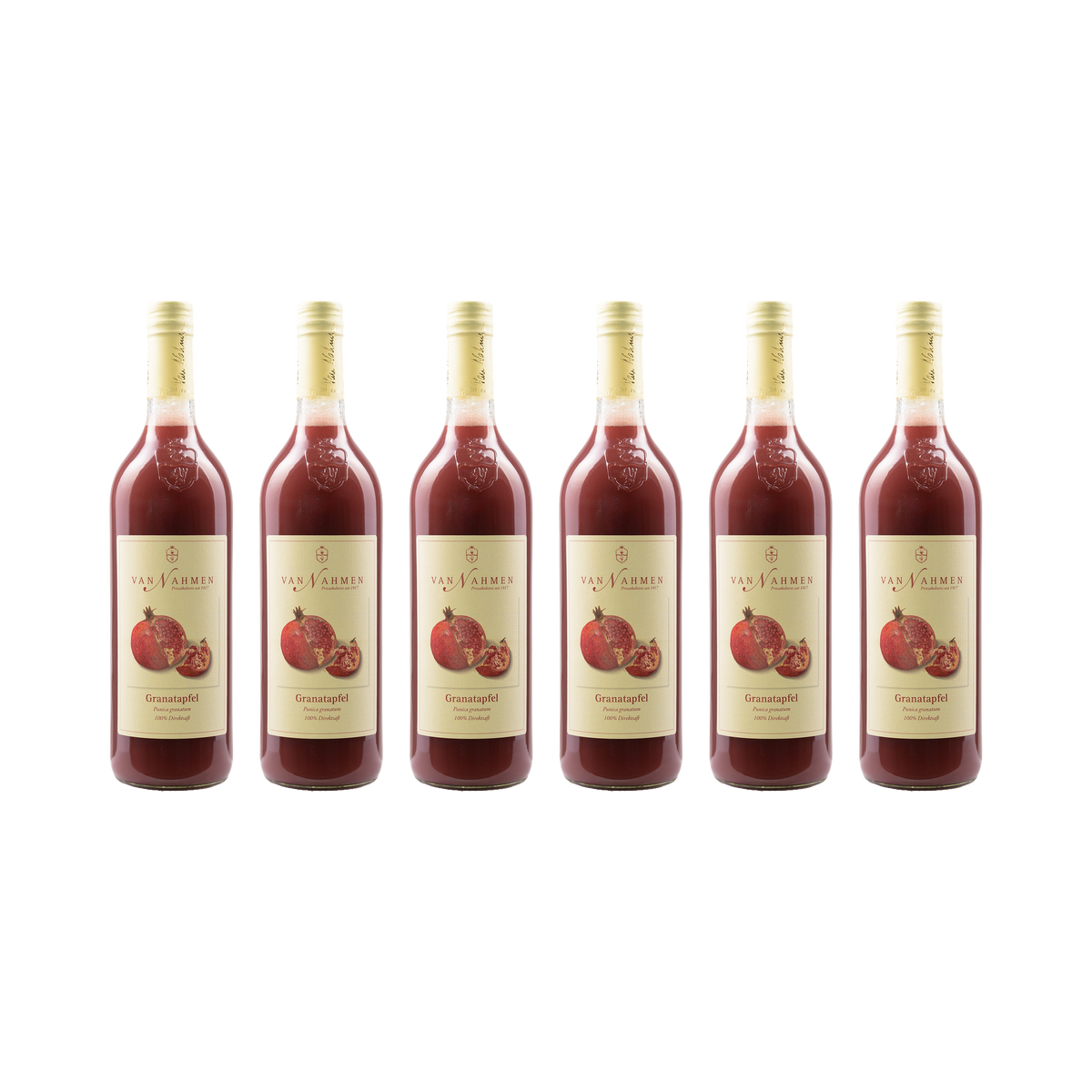 Granatapfel 100% Direktsaft – Bio — 6× 750 ml