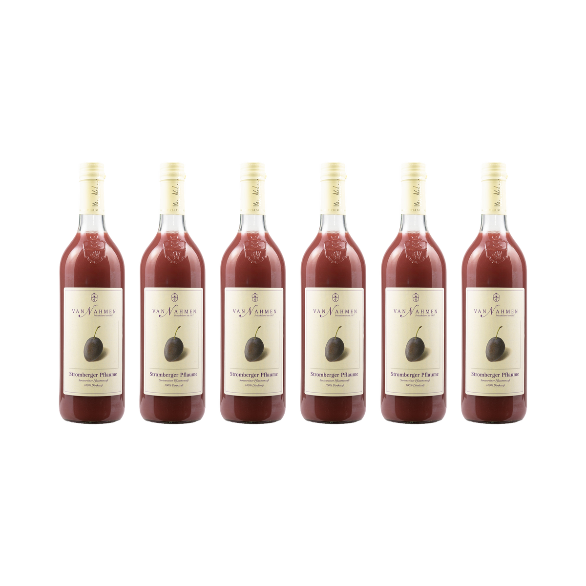 Stromberger Pflaume 100% Direktsaft – Bio — 6× 750 ml