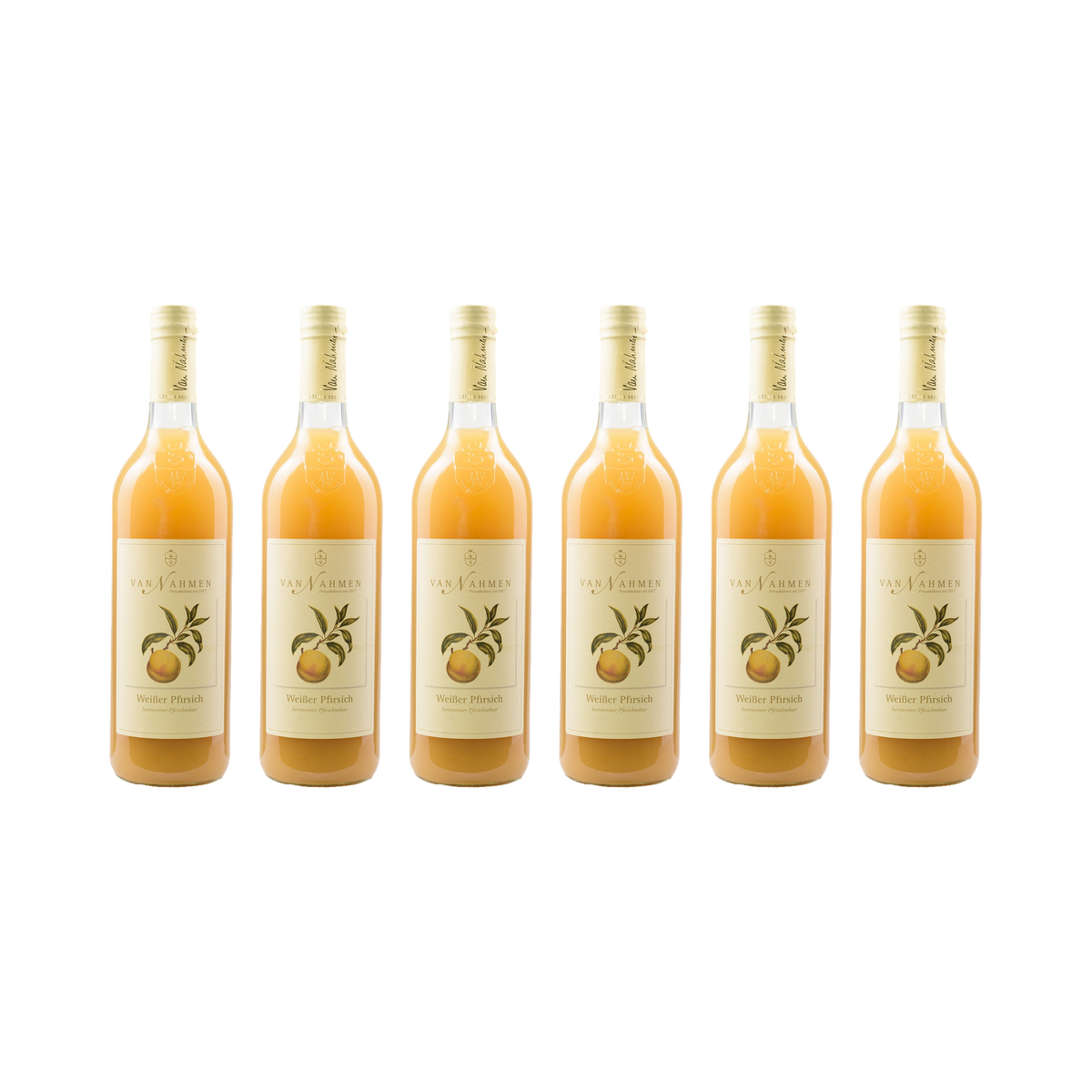 Weißer Pfirsich Nektar — 6× 750 ml