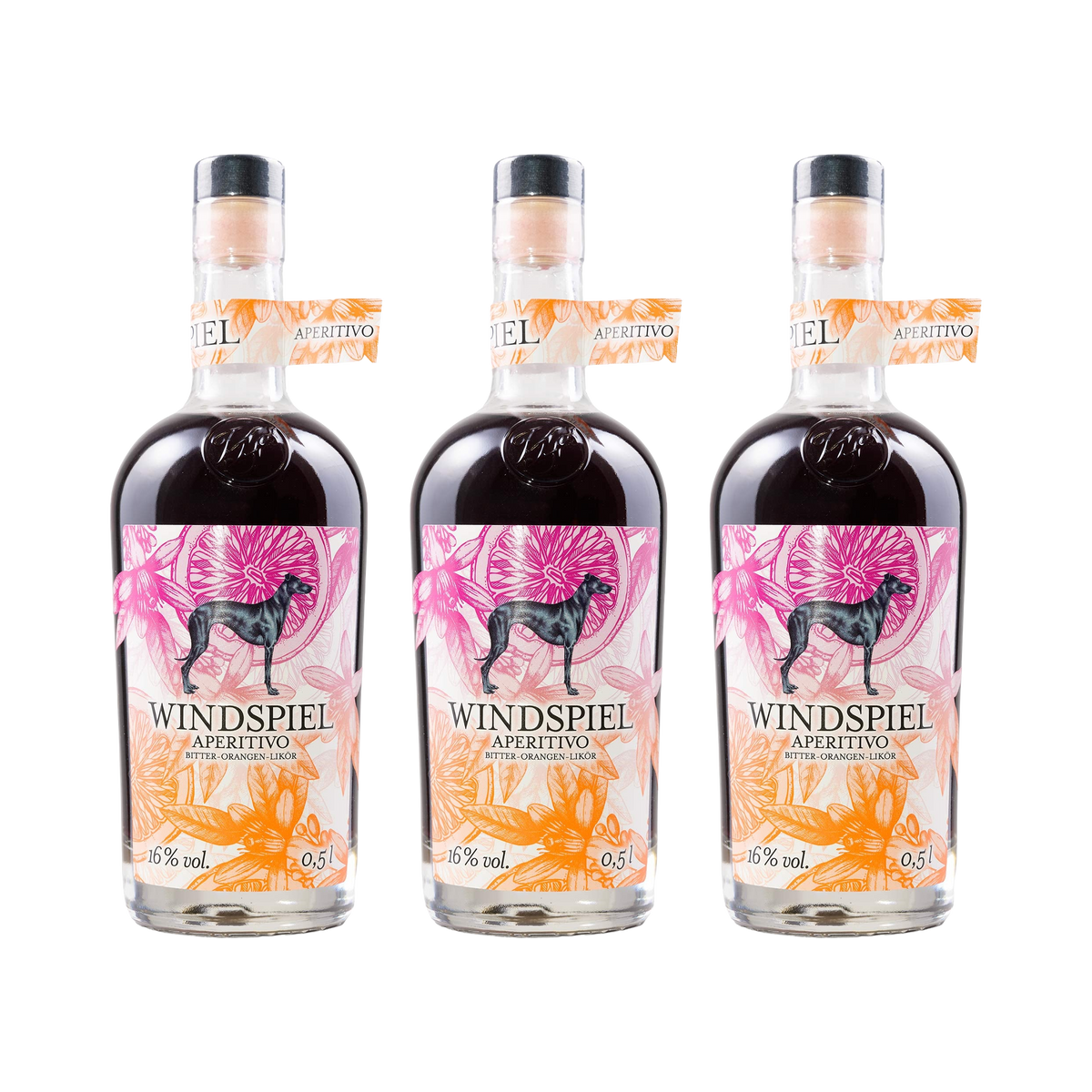 Aperitivo – Bitter-Orangen-Likör — 3× 500 ml