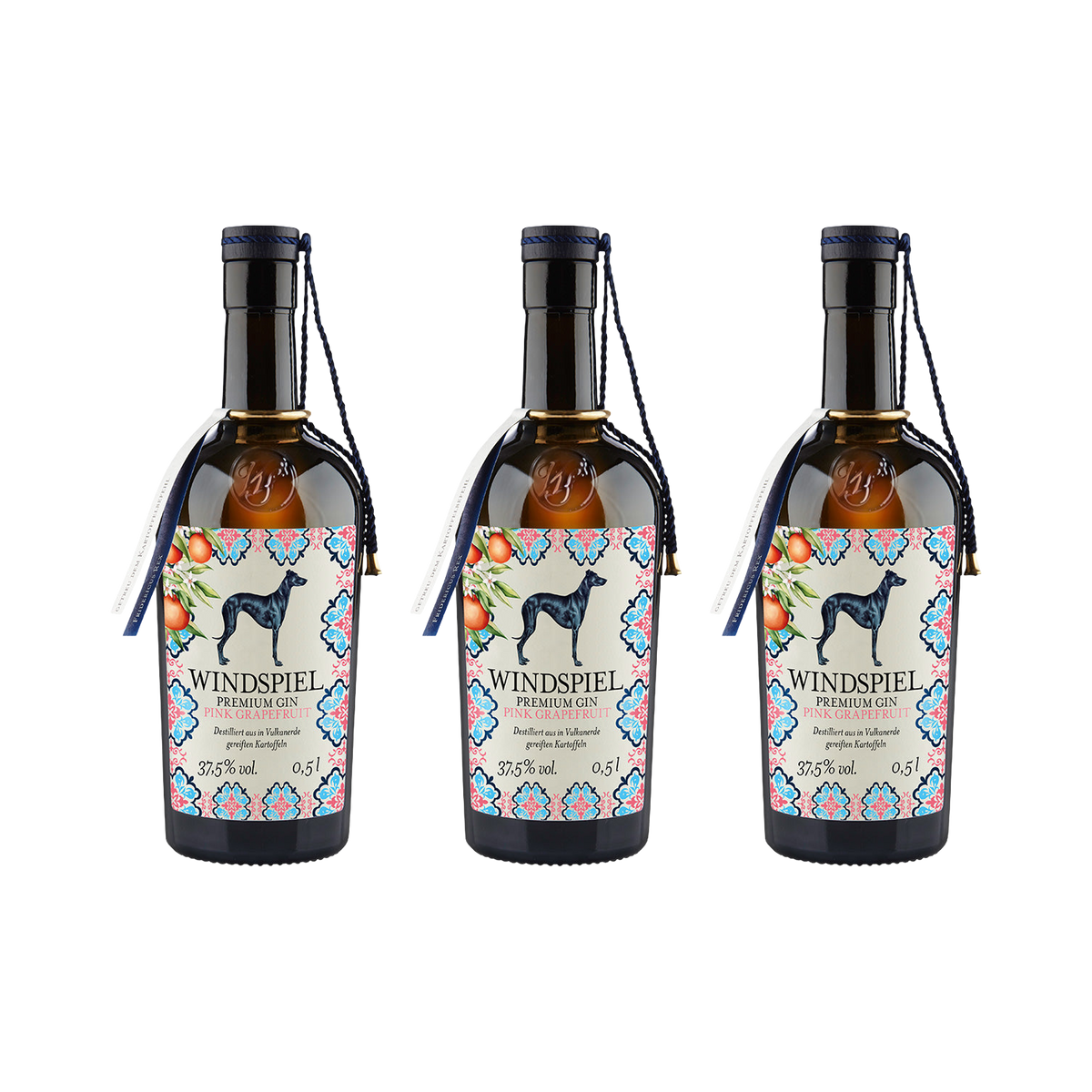 Pink Grapefruit Gin — 3× 500 ml